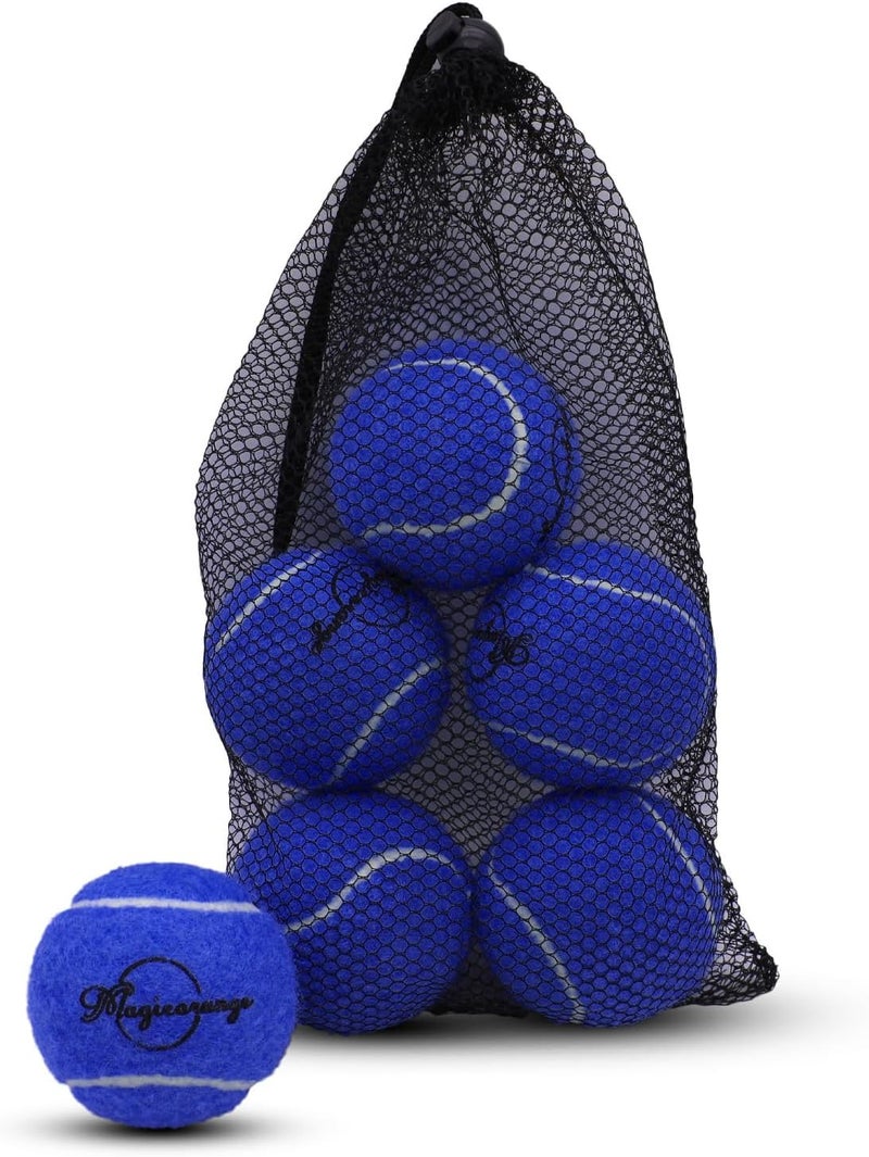 Magicorange Tennis Balls, 6 Pack Advanced Training Tennis Balls Practice Balls, Pet Dog Playing Balls, Come with Mesh Bag for Easy Transport, Good for Beginner Training Ball - Image 1